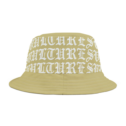 Bucket Hat - Vultures pattern, sand
